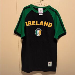 Ireland Kids Shirt - Black and Green; Officially licensed FIFA World Cup